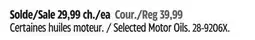 Canadian Tire Castrol Selected Motor Oils offer