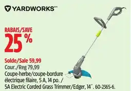 Canadian Tire YARDWORKS 5A Electric Corded Grass Trimmer/Edger, 14˝ offer
