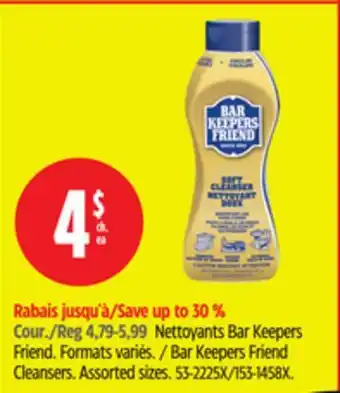 Canadian Tire Bar Keepers Friend Cleansers offer