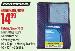 Canadian Tire CERTIFIED Moving Blanket, 40 x 72˝ offer