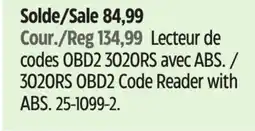 Canadian Tire Innova 3020RS OBD2 Code Reader with ABS offer