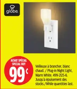 Canadian Tire Globe Plug-in Night Light offer