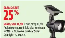 Canadian Tire NOMA 6X Brighter Solar Spotlight offer