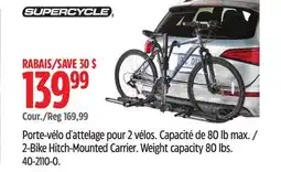 Canadian Tire Supercycle 2-Bike Hitch-Mounted Carrier offer