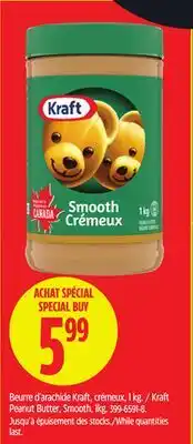Canadian Tire Kraft Peanut Butter, Smooth offer