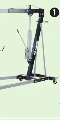 Canadian Tire MAXIMUM 2-Ton Hydraulic Shop Crane offer