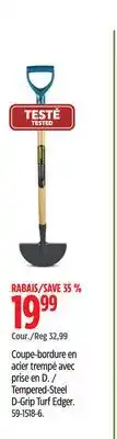 Canadian Tire Tempered-Steel D-Grip Turf Edger offer