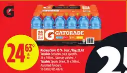 Canadian Tire Gatorade Taxable Sports Drink offer
