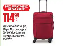 Canadian Tire Outbound 20˝ Softside Carry-on Luggage offer