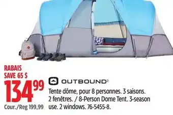 Canadian Tire OUTBOUND 8-Person Dome Tent offer