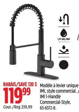 Canadian Tire Danze IMI 1-Handle Commercial-Style offer