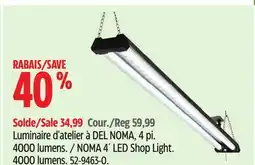 Canadian Tire Noma 4´ LED Shop Light offer