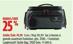 Canadian Tire Evolution Largemouth Tackle Bag, 3700 Grey offer