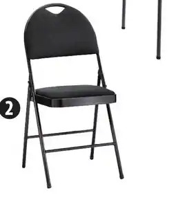 Canadian Tire For Living Fabric High-Back Folding Chair, Black or Beige offer