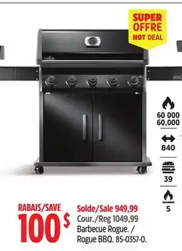 Canadian Tire Napoleon Rogue BBQ offer