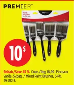 Canadian Tire Mixed Paint Brushes, 5-Pk offer