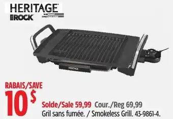 Canadian Tire Heritage The Rock Smokeless Grill offer