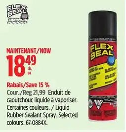 Canadian Tire Flex Seal Liquid Rubber Sealant Spray offer