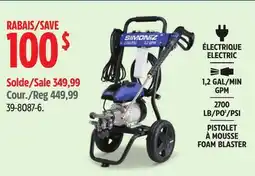 Canadian Tire SIMONIZ 2700 PSI ELECTRIC PRESSURE WASHER offer