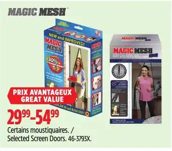 Canadian Tire Selected Screen Doors offer