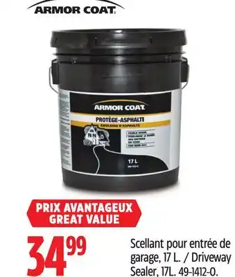 Canadian Tire Armor Coat Driveway Sealer offer