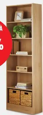 Canadian Tire 6-Shelf Bookcase. White, oak or black/brown offer
