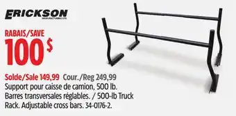 Canadian Tire Erickson 500-lb Truck Rack offer