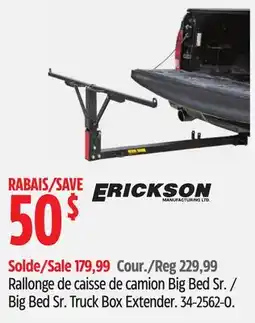Canadian Tire Erickson Big Bed Sr. Truck Box Extender offer