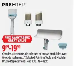 Canadian Tire Premier Selected Painting Tools and Modular Brush/Replacement Head Kits offer