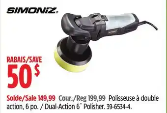 Canadian Tire Dual-Action 6˝ Polisher offer