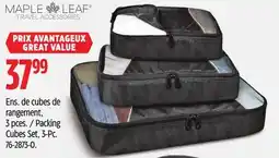 Canadian Tire Maple Leaf Packing Cubes Set offer