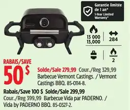 Canadian Tire Vida by PADERNO BBQ offer