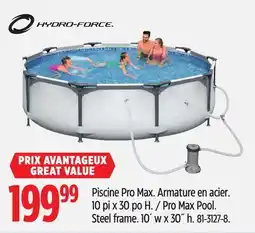 Canadian Tire Hydro Force Pro Max Pool. Steel frame offer