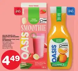 Marches Tradition OASIS REFRIGERATED FRUIT JUICE OR SMOOTHIE offer