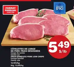 Marches Tradition FRESH BONELESS PORK LOIN CHOPS offer