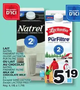Marches Tradition LACTANTIA OR NATREL MILK OR CHOCOLATE MILK offer