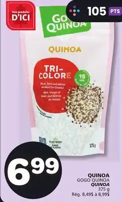 Marches Tradition GOGO QUINOA QUINOA offer