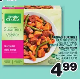 Marches Tradition HEALTHY CHOICE SIMPLEMENT VAPEURS FROZEN MEAL offer