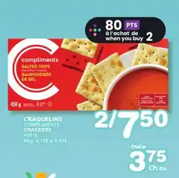 Marches Tradition COMPLIMENTS CRACKERS offer