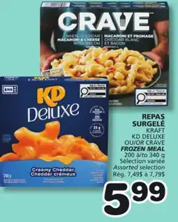 Marches Tradition KRAFT KD DELUXE OR CRAVE FROZEN MEAL offer