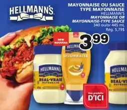 Marches Tradition HELLMANN'S MAYONNAISE OR MAYONNAISE-TYPE SAUCE offer