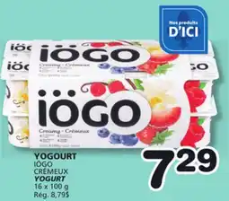 Marches Tradition IÖGO CRÉMEUX YOGURT offer