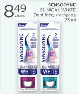 Proxim SENSODYNE CLINICAL WHITE Toothpaste offer
