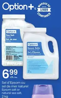 Proxim Epsom salt or natural sea salt offer
