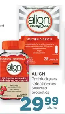 Proxim ALIGN Selected probiotics offer