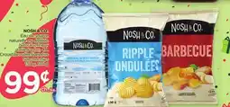 Proxim NOSH & CO. Natural spring or distilled water offer