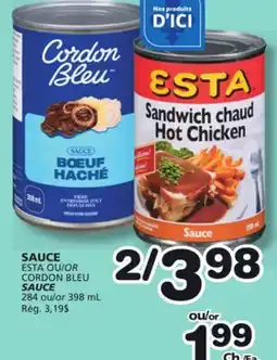 Marches Tradition ESTA OR CORDON BLEU SAUCE offer