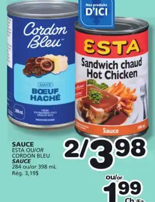 Marches Tradition ESTA OR CORDON BLEU SAUCE offer