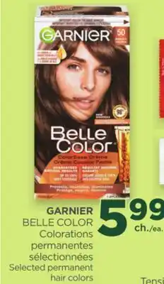 Proxim GARNIER BELLE COLOR Selected permanent hair colors offer