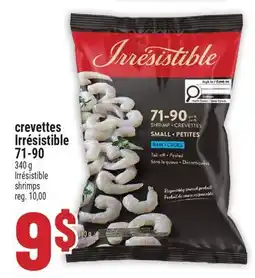 Marché Adonis CREVETTES IRRÉSISTIBLE 71-90 | IRRÉSISTIBLE SHRIMPS offer